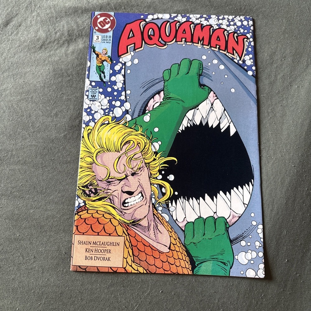 DC Comics Aquaman #3 February 1992 Comic Book Modern Age Justice League